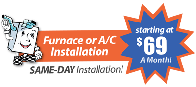 Furnace or AC installation special St. Clair Shors