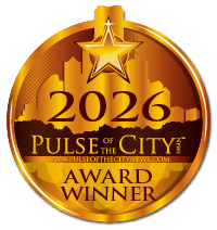 2026 Plus of the City Award Winner badge for Mr. Furnace